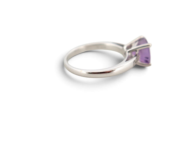 Ring 52 Mauboussin My Beloved Baby - Ring 52 in white gold, amethyst and diamonds 58 Facettes 276860