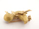 Brosche Boucheron - Entenbrosche aus 18 Karat Gelbgold, Türkis und Diamanten 58 Facettes 276293