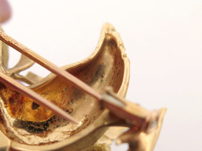 Brosche Boucheron - Entenbrosche aus 18 Karat Gelbgold, Türkis und Diamanten 58 Facettes 276293
