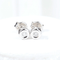 Náušnice Náušnice pecky z 18K bílého zlata a diamantů 0,10 ct 58 Facettes J010000357