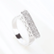 Ring 54 Open ring in 18K white gold and 0.60 ct diamonds 58 Facettes SN4
