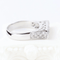 Ring 54 Open ring in 18K white gold and 0.60 ct diamonds 58 Facettes SN4