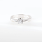 Ring 52 Ring Solitaire in white gold and 0.22 ct diamond 58 Facettes 159/24SL