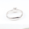 Ring 52 Ring Solitaire in white gold and 0.22 ct diamond 58 Facettes 159/24SL
