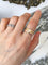 Anello 57 Anello in oro giallo e oro rosa 18K con diamanti 58 Facettes 287