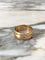 Anello 57 Anello in oro giallo e oro rosa 18K con diamanti 58 Facettes 287