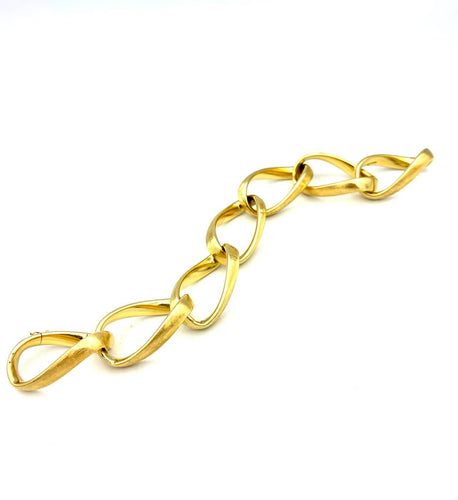 Bracelet Bracelet vintage en or jaune 18K 58 Facettes VINTAGE BRA DV