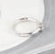 Ring 54 Ring Solitaire in white gold with 0.25 ct diamond 58 Facettes 131631