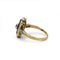Ring 44 Art Deco - Ring in yellow gold, platinum, onyx and diamonds 58 Facettes 260233R