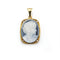 Anhänger Anhänger Kamee Onyx in Gelbgold und Diamanten 58 Facettes 260249R