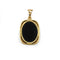 Anhänger Anhänger Kamee Onyx in Gelbgold und Diamanten 58 Facettes 260249R