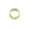 Bague Bague bandeau en or jaune et or blanc 18 ct avec diamants 58 Facettes 37826