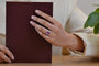 Bague 53 Bague en platine avec saphir rose 5,08 ct et diamants 58 Facettes 26545-26651