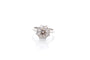 Bague 53 Bague marguerite en platine avec diamants 1 ct et 1,16 ct 58 Facettes 26583-26658