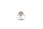 Bague 53 Bague marguerite en platine avec diamants 1 ct et 1,16 ct 58 Facettes 26583-26658