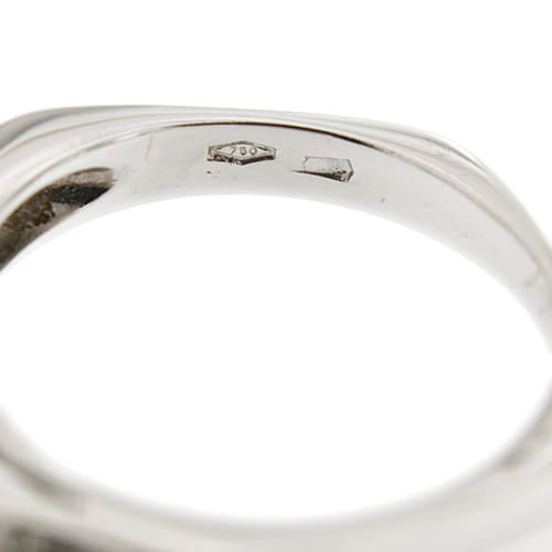 Bague 52 Donna Oro - Bague en or blanc 18 ct avec aigue-marine et diamants 58 Facettes 32455
