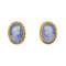 Boucles d'oreilles Boucles d’oreilles puces à camée en or jaune 18 ct 58 Facettes 36448
