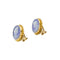 Boucles d'oreilles Boucles d’oreilles puces à camée en or jaune 18 ct 58 Facettes 36448