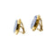 Boucles d'oreilles Boucles d’oreilles puces à camée en or jaune 18 ct 58 Facettes 36448