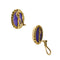 Boucles d'oreilles Boucles d’oreilles puces à camée en or jaune 18 ct 58 Facettes 36448