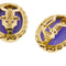 Boucles d'oreilles Boucles d’oreilles puces à camée en or jaune 18 ct 58 Facettes 36448