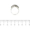 Bague 62 Bague en or blanc 18k, saphirs et diamants 58 Facettes 38293