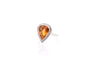 Bague 52 Bague en or blanc 18 carats avec citrine et diamants 58 Facettes 26785