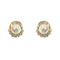 Boucles d'oreilles Boucles d’oreilles puces en or jaune 18 ct, perles et diamants 58 Facettes 38271