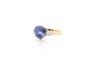 Bague 51 Bague saphir de Ceylan et diamants en or jaune 18k 58 Facettes 26791-26644