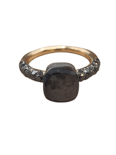 Bague 53 Pomellato Nudo Petit - Bague en obsidienne 58 Facettes CV-130