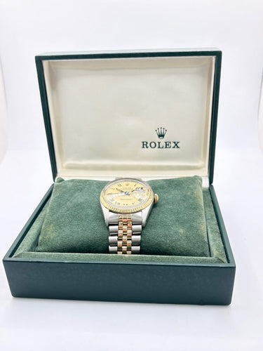Montre Rolex Datejust - Montre automatique or et acier 36 mm 58 Facettes 2220