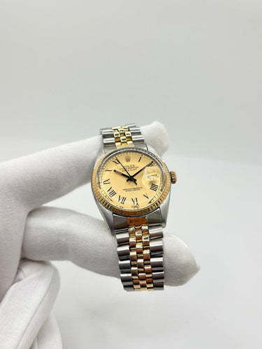 Montre Rolex Datejust - Montre automatique or et acier 36 mm 58 Facettes 2220