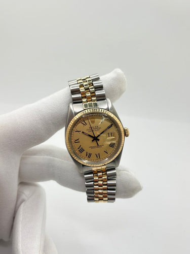 Montre Rolex Datejust - Montre automatique or et acier 36 mm 58 Facettes 2220