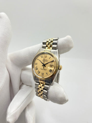 Montre Rolex Datejust - Montre automatique or et acier 36 mm 58 Facettes 2220