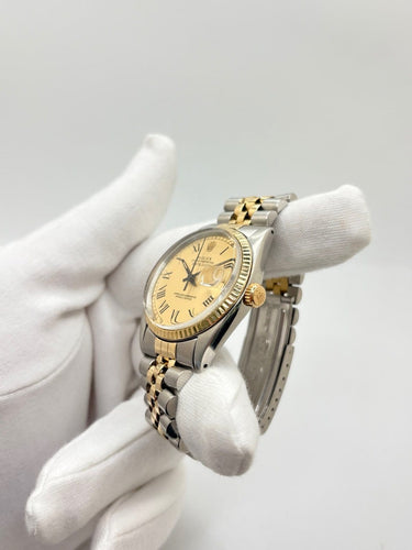 Montre Rolex Datejust - Montre automatique or et acier 36 mm 58 Facettes 2220