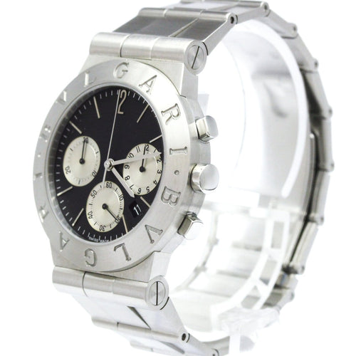 Montre Bvlgari - Montre Diagono chronographe à quartz en acier inoxydable 58 Facettes vwqd7mzozj