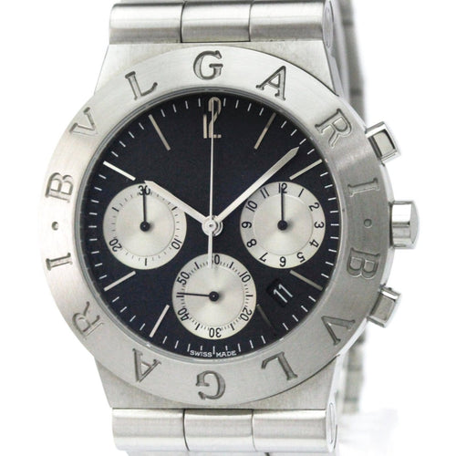 Montre Bvlgari - Montre Diagono chronographe à quartz en acier inoxydable 58 Facettes vwqd7mzozj