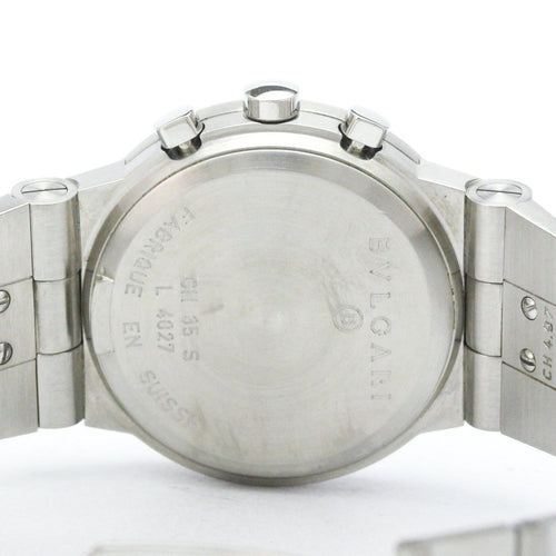 Montre Bvlgari - Montre Diagono chronographe à quartz en acier inoxydable 58 Facettes vwqd7mzozj