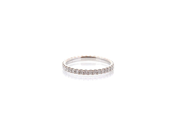 Bague 54 Alliance diamants en or 18k 58 Facettes 26848