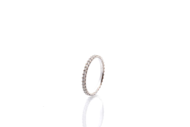 Bague 54 Alliance diamants en or 18k 58 Facettes 26848