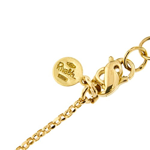 Collier Gabriella Rivalta - Collier fleur émaillée en or jaune 18 ct, diamants, améthystes et perles 58 Facettes 36330