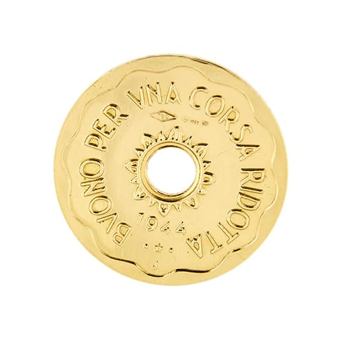 Pendentif Gettone tram ATM - Pendentif en or jaune 18 ct 58 Facettes 37301