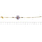 Bracelet Gabriella Rivalta - Bracelet fleur émaillée en or jaune 18 ct et perles 58 Facettes 36328