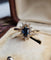 Bague 51 Bague marguerite en or jaune, saphir et diamants 58 Facettes 758