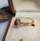 Bague 51 Bague marguerite en or jaune, saphir et diamants 58 Facettes 758