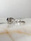 Bague 54 Bague Toi & Moi en or blanc 18k, saphir et diamant 58 Facettes 290