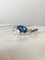 Bague 54 Bague Toi & Moi en or blanc 18k, saphir et diamant 58 Facettes 290