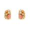 Boucles d'oreilles Mimì - Boucles d’oreilles en or rose 18 ct avec perles et corail 58 Facettes 38665