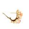 Boucles d'oreilles Mimì - Boucles d’oreilles en or rose 18 ct avec perles et corail 58 Facettes 38665