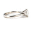 Bague 52 Solitaire en or blanc 18 carats et diamant 58 Facettes 91060